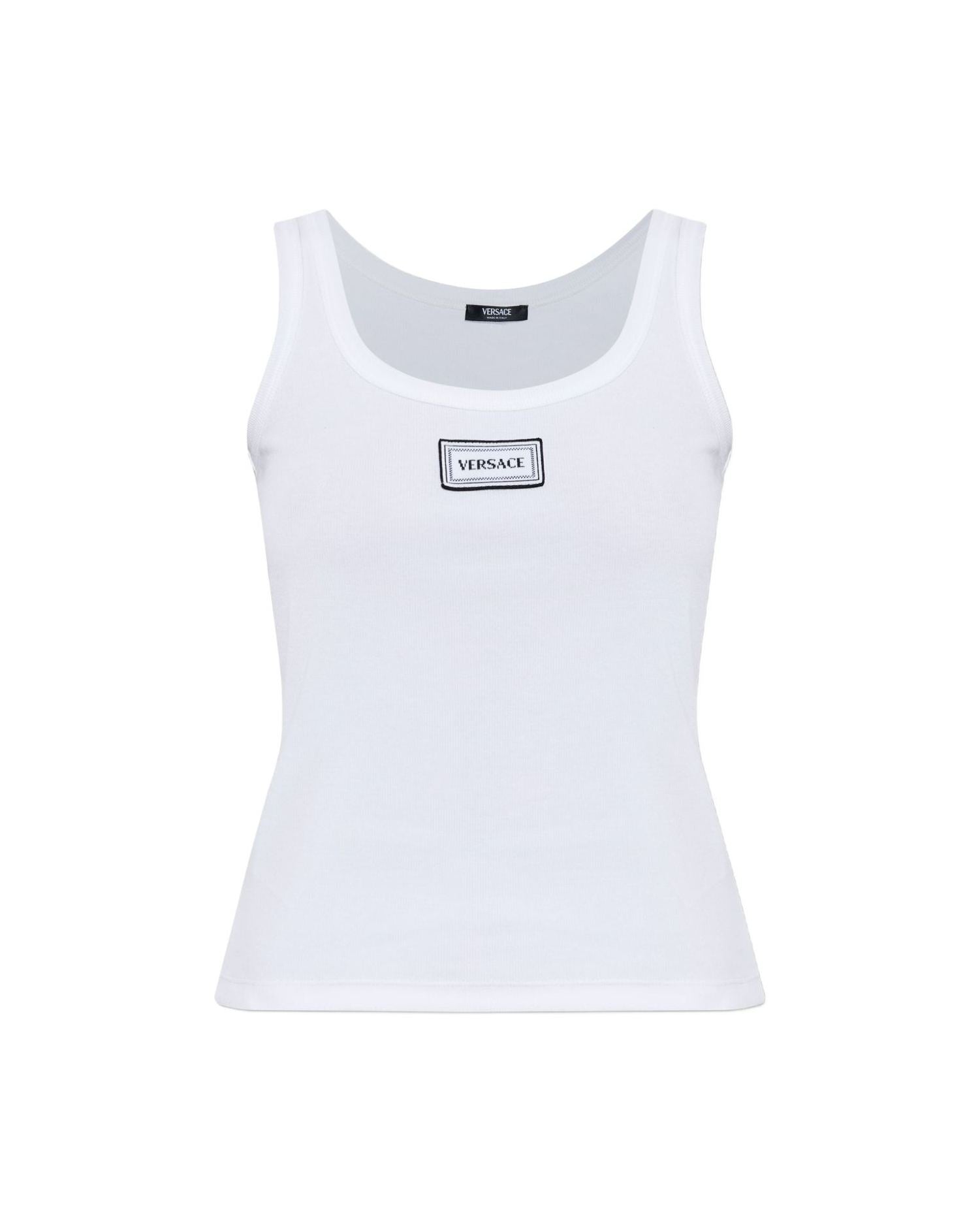 Versace White Top Topwear