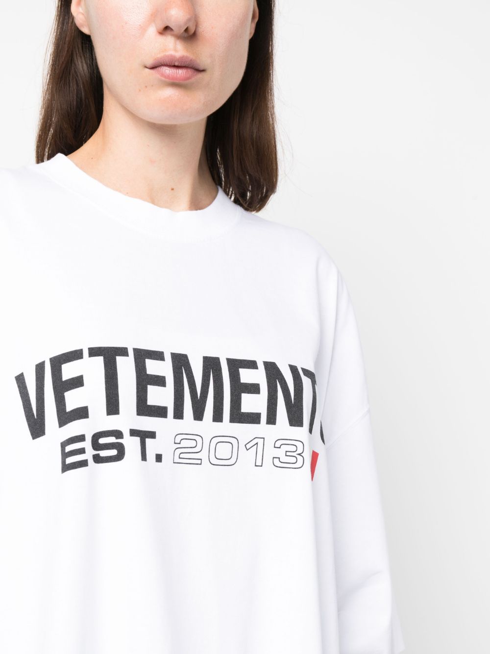 Vetements White T-shirt Glam Steals