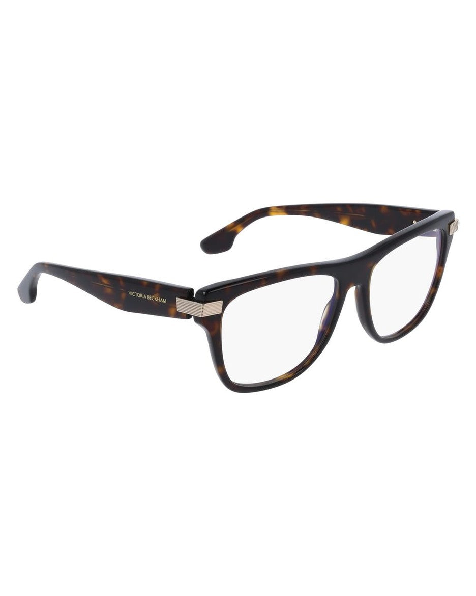 Victoria Beckham Brown Acetate Frame Eyeglasses