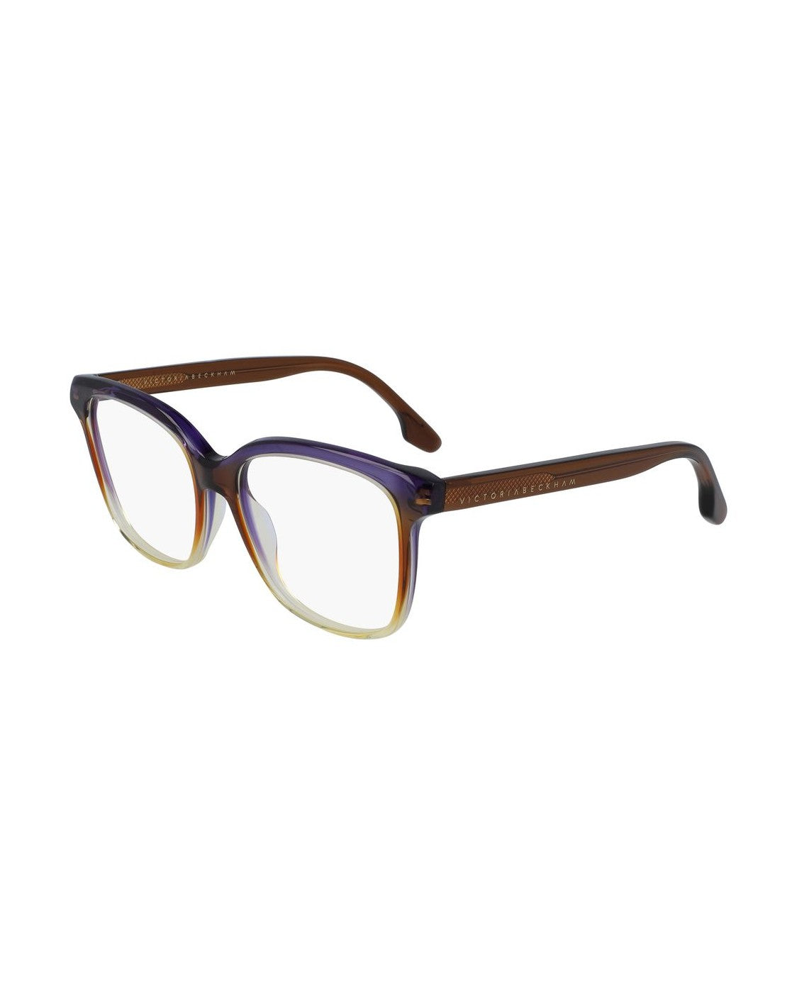 Victoria Beckham Brown Acetate Frame Eyeglasses