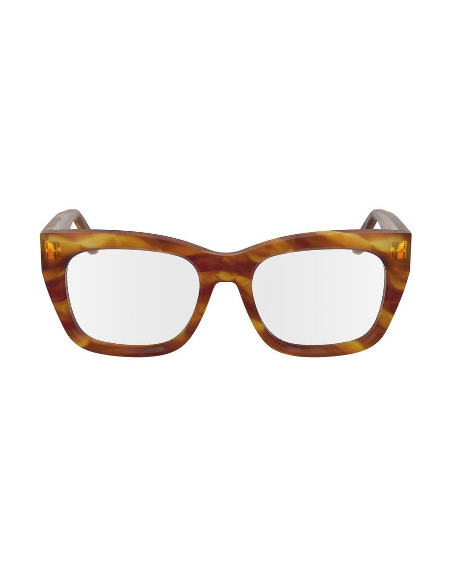 Victoria Beckham Brown Acetate Optical Frame Glam Steals