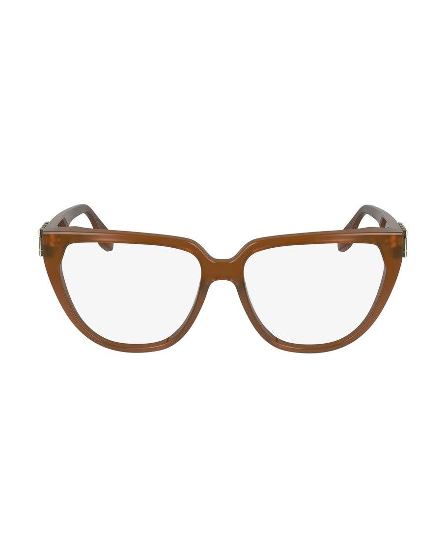 Victoria Beckham Brown Acetate Optical Frame Glam Steals
