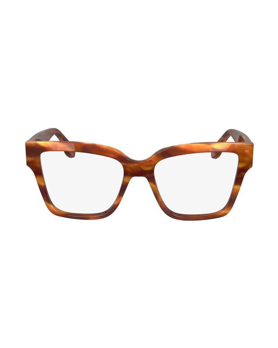 Victoria Beckham Brown Acetate Optical Frame Glam Steals