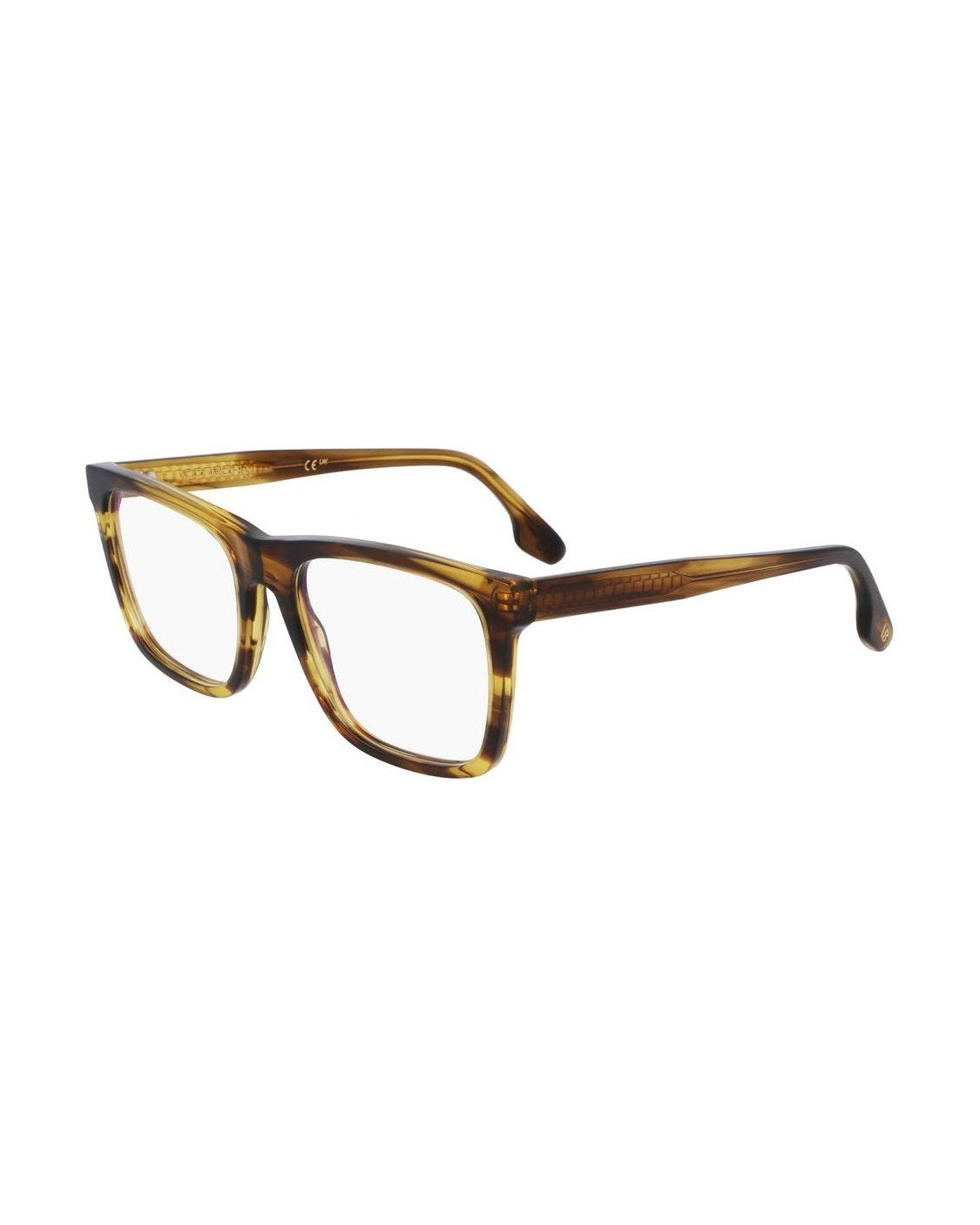 Victoria Beckham Brown Acetate Optical Frame Eyeglasses