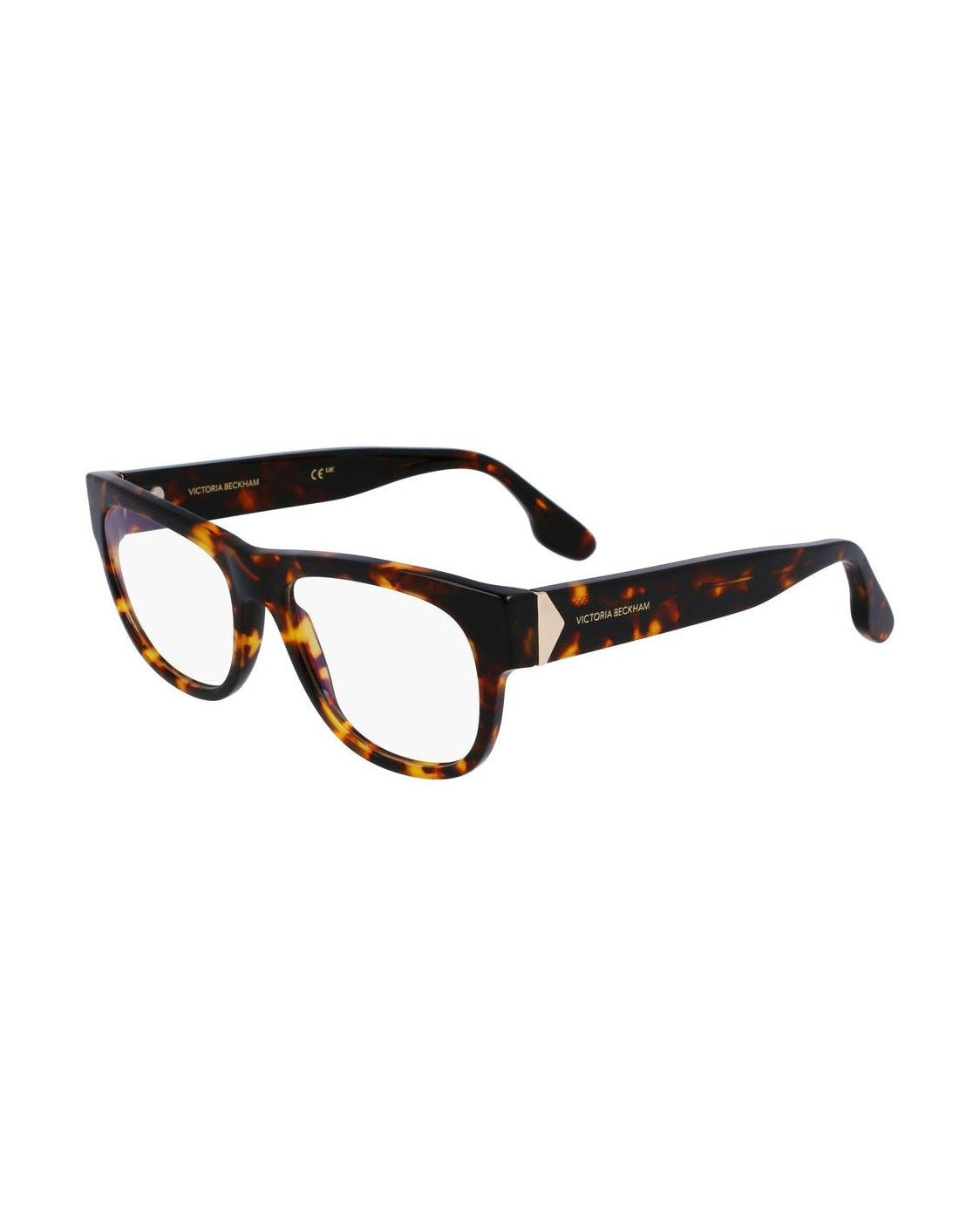 Victoria Beckham Brown Acetate Optical Frame Eyeglasses