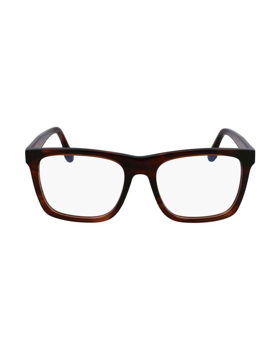 Victoria Beckham Brown Acetate Optical Frame Eyeglasses