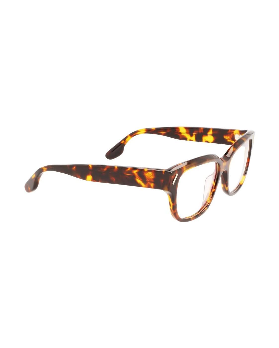 Victoria Beckham Brown Acetate Optical Frame Eyeglasses