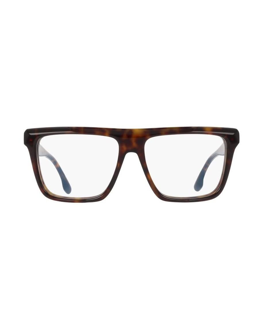 Victoria Beckham Brown Acetate Optical Frame Eyeglasses