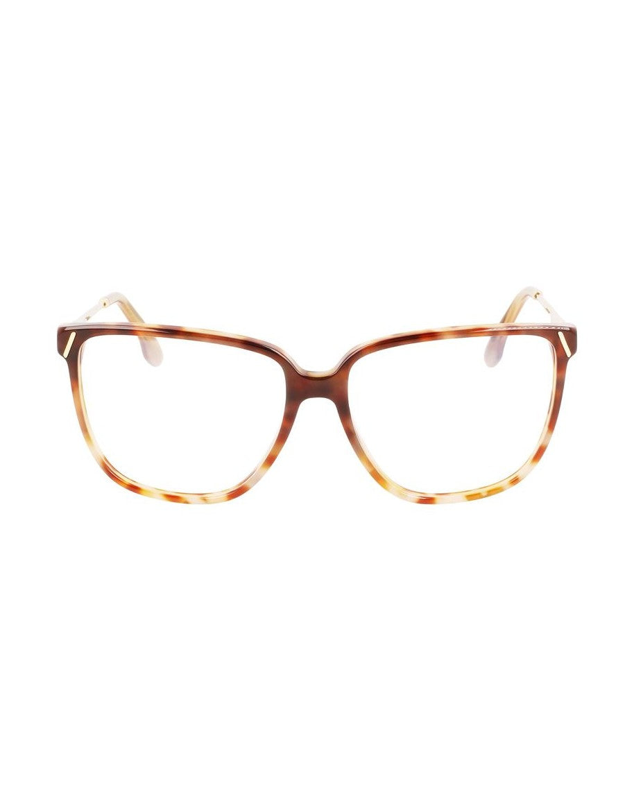 Victoria Beckham Brown Acetate Optical Frame Glam Steals