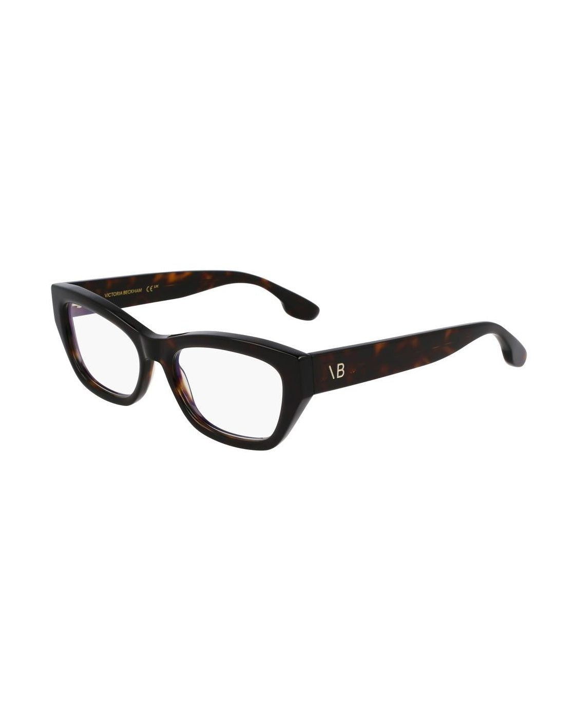 Victoria Beckham Brown Acetate Optical Frame Eyeglasses