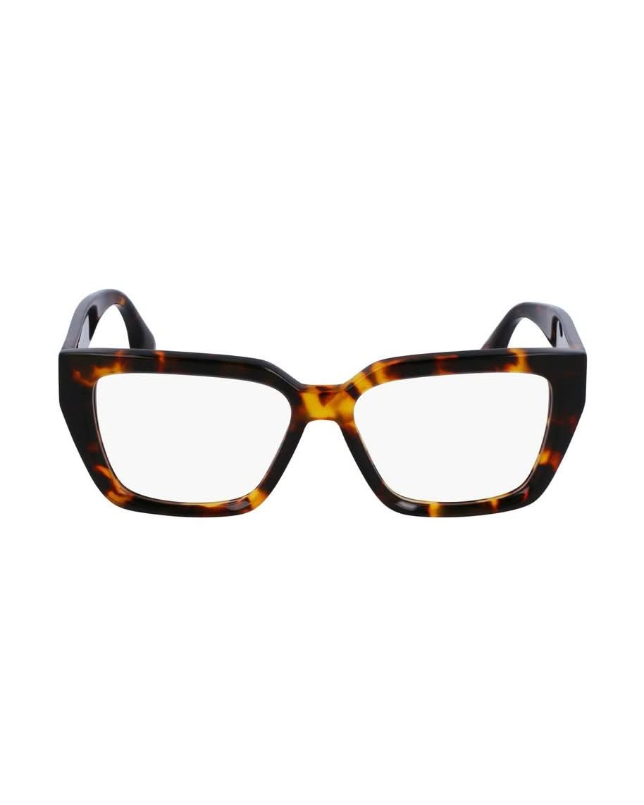 Victoria Beckham Brown Acetate Optical Frame Eyeglasses
