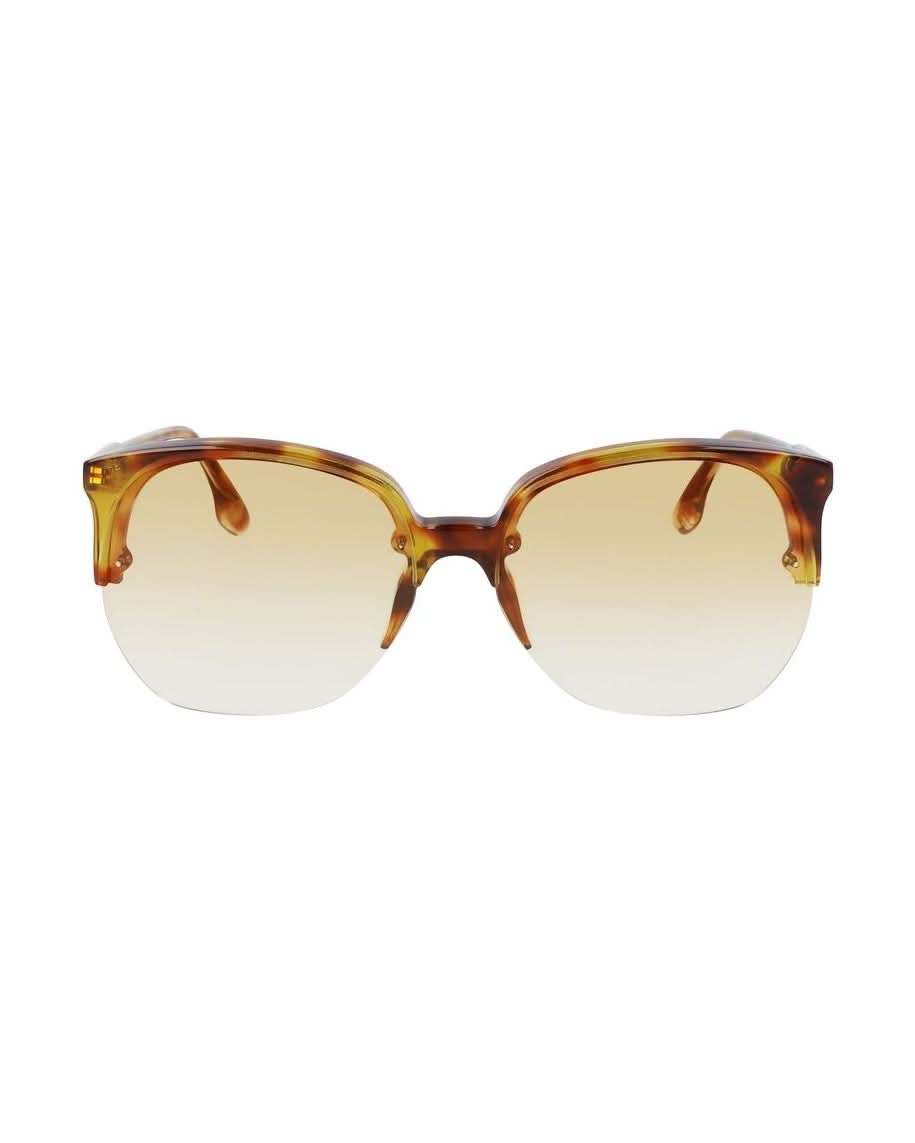 Victoria Beckham Brown Acetate Sunglasses Sunglasses