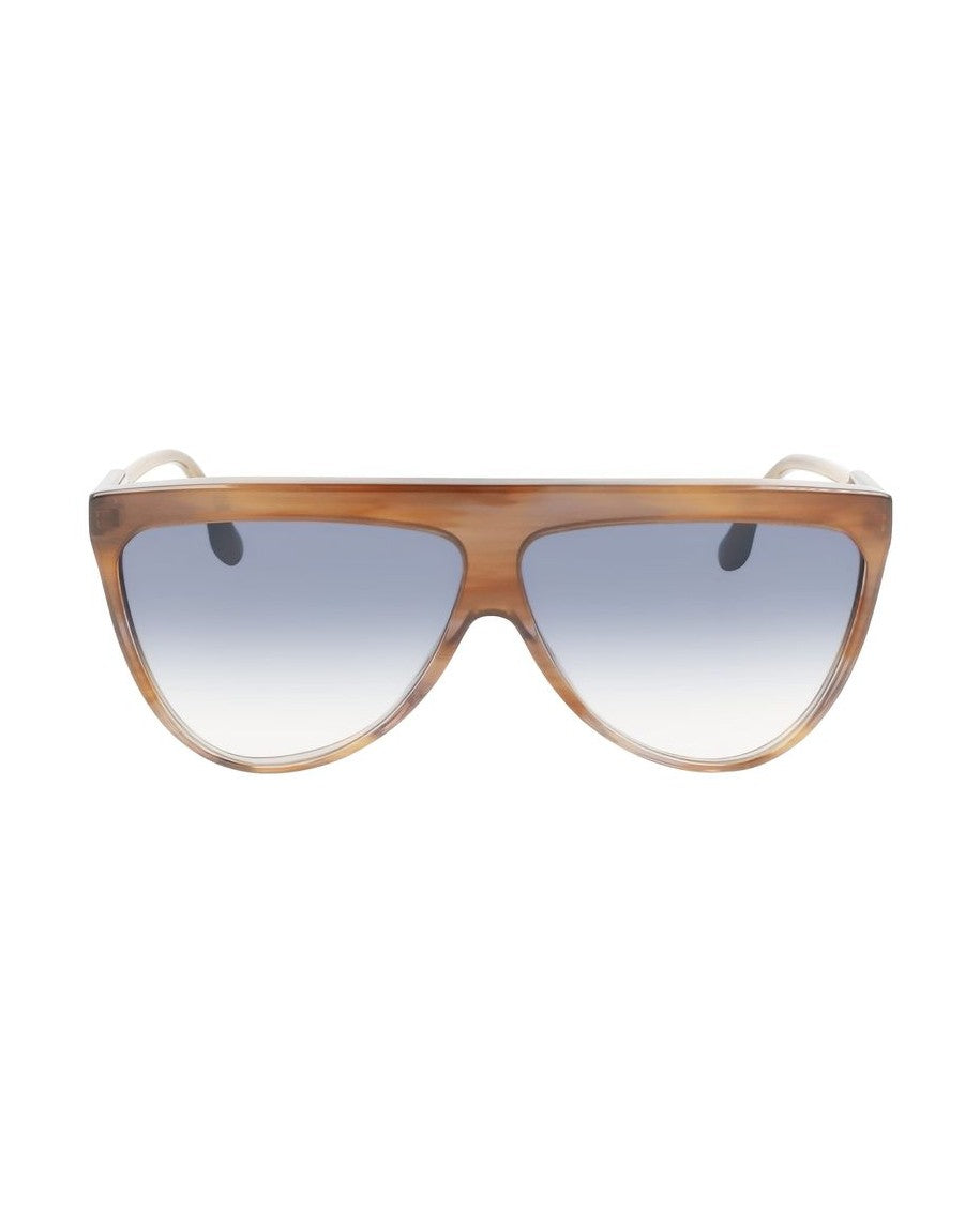 Victoria Beckham Brown Acetate Sunglasses Sunglasses