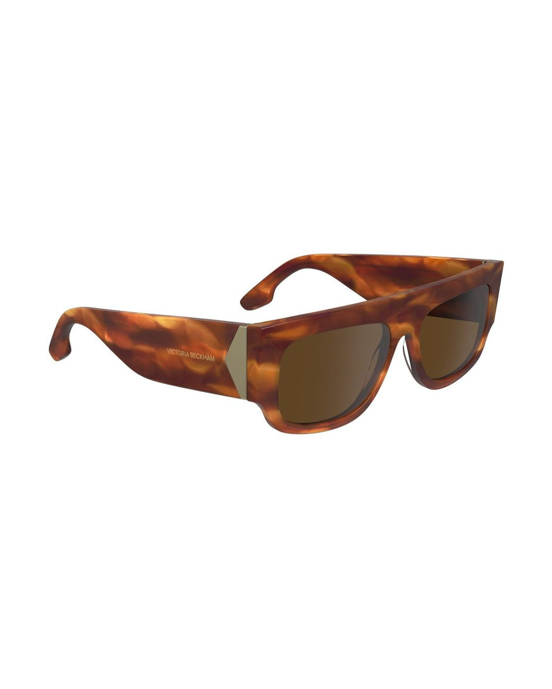 Victoria Beckham Brown Acetate Sunglasses Sunglasses