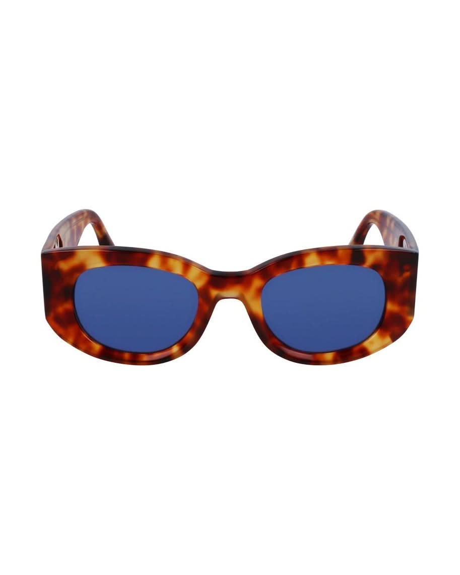 Victoria Beckham Brown Acetate Sunglasses Sunglasses