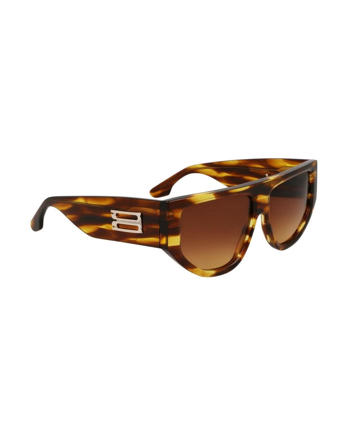Victoria Beckham Brown Acetate Sunglasses Sunglasses