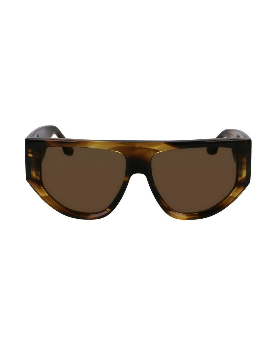 Victoria Beckham Brown Acetate Sunglasses Sunglasses