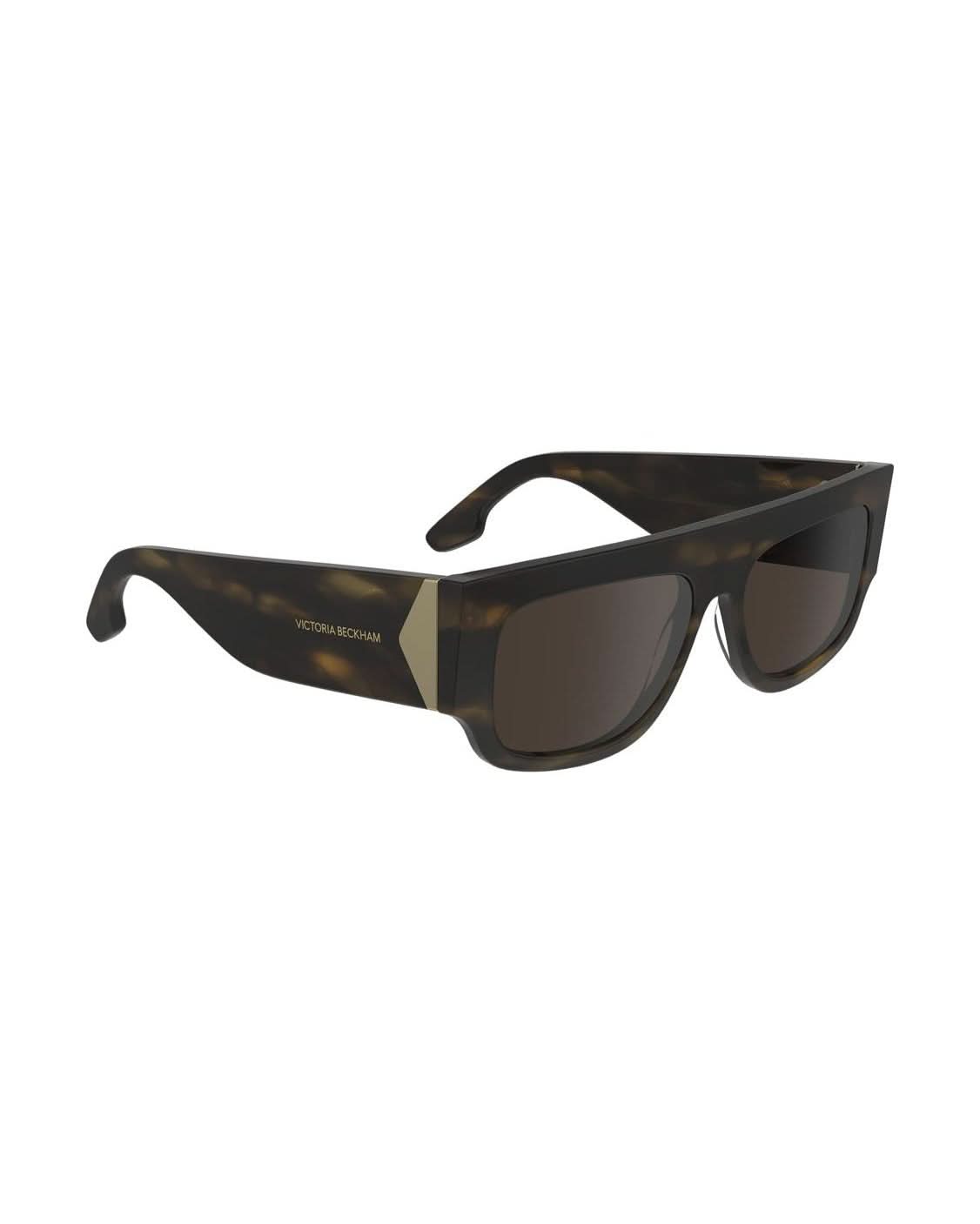 Victoria Beckham Brown Acetate Sunglasses Sunglasses