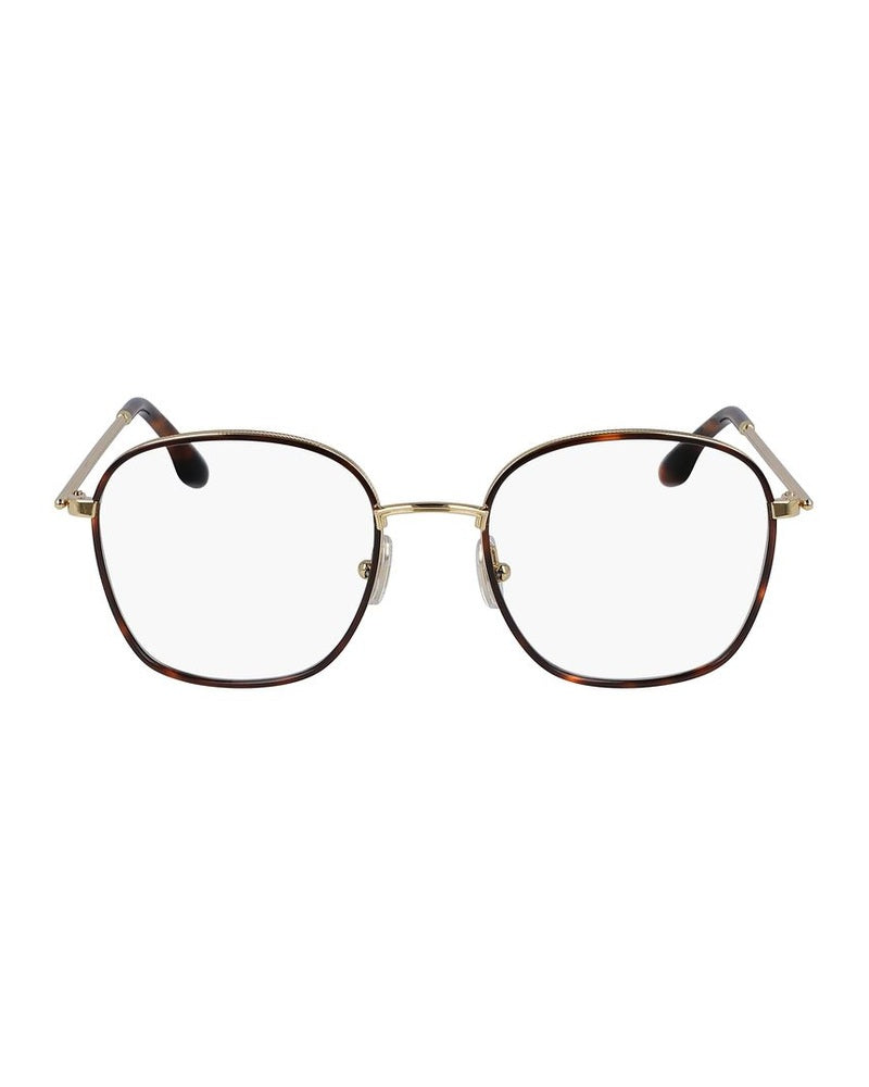 Victoria Beckham Brown Metal Frame Eyeglasses