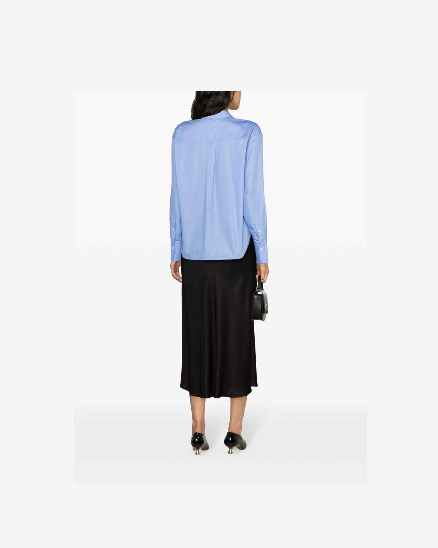 Victoria Beckham Clear Blue Shirt Glam Steals