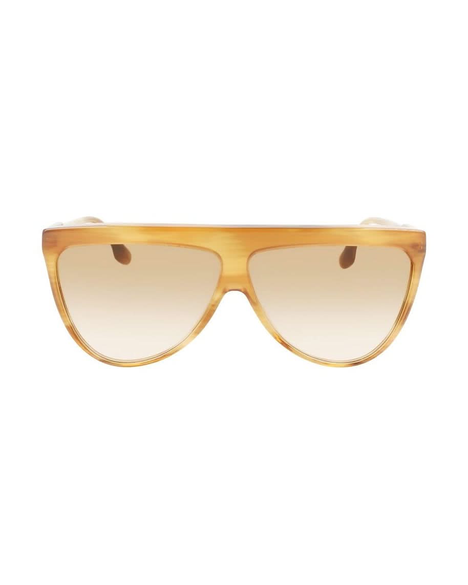 Victoria Beckham Gold Acetate Sunglasses Sunglasses