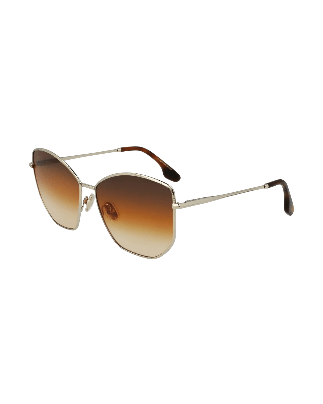 Victoria Beckham Gold Metal Sunglasses Sunglasses
