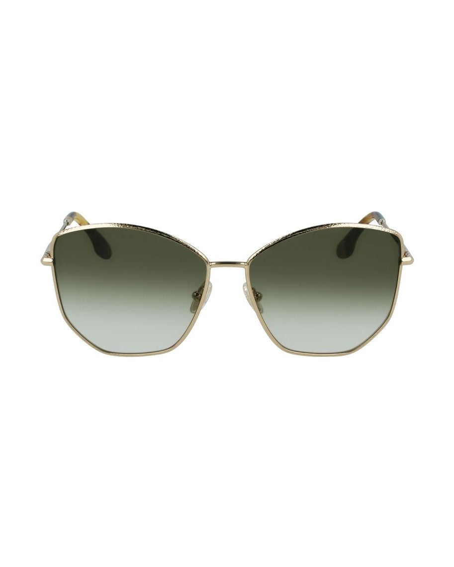 Victoria Beckham Gold Metal Sunglasses Sunglasses