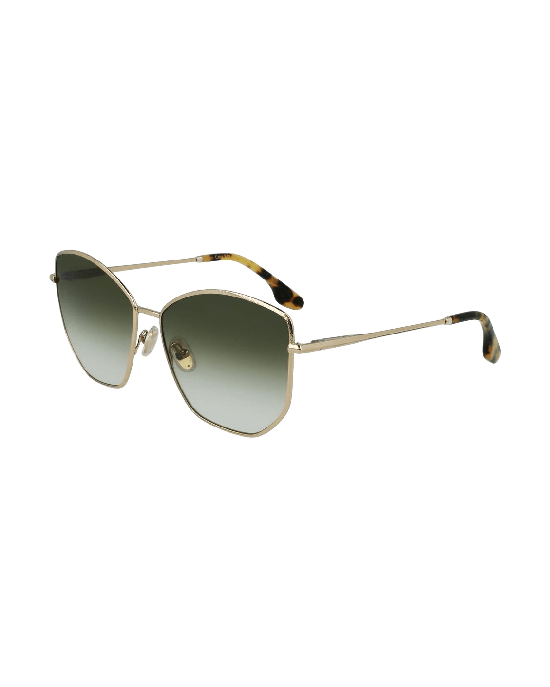 Victoria Beckham Gold Metal Sunglasses Sunglasses