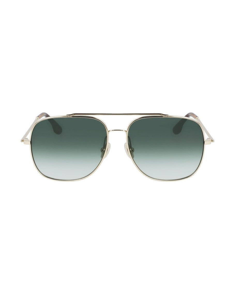 Victoria Beckham Gold Metal Sunglasses Sunglasses