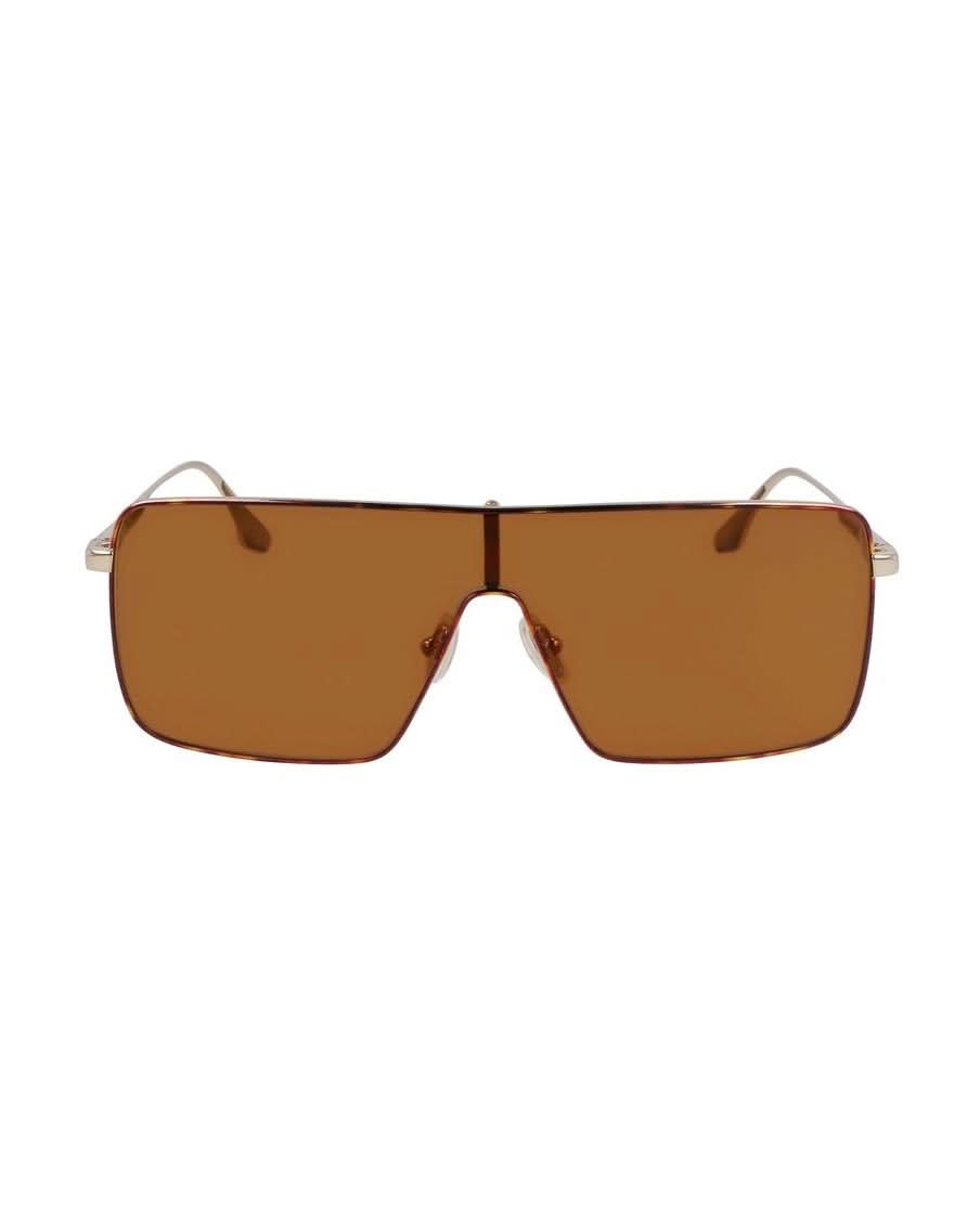 Victoria Beckham Gold Metal Sunglasses Sunglasses