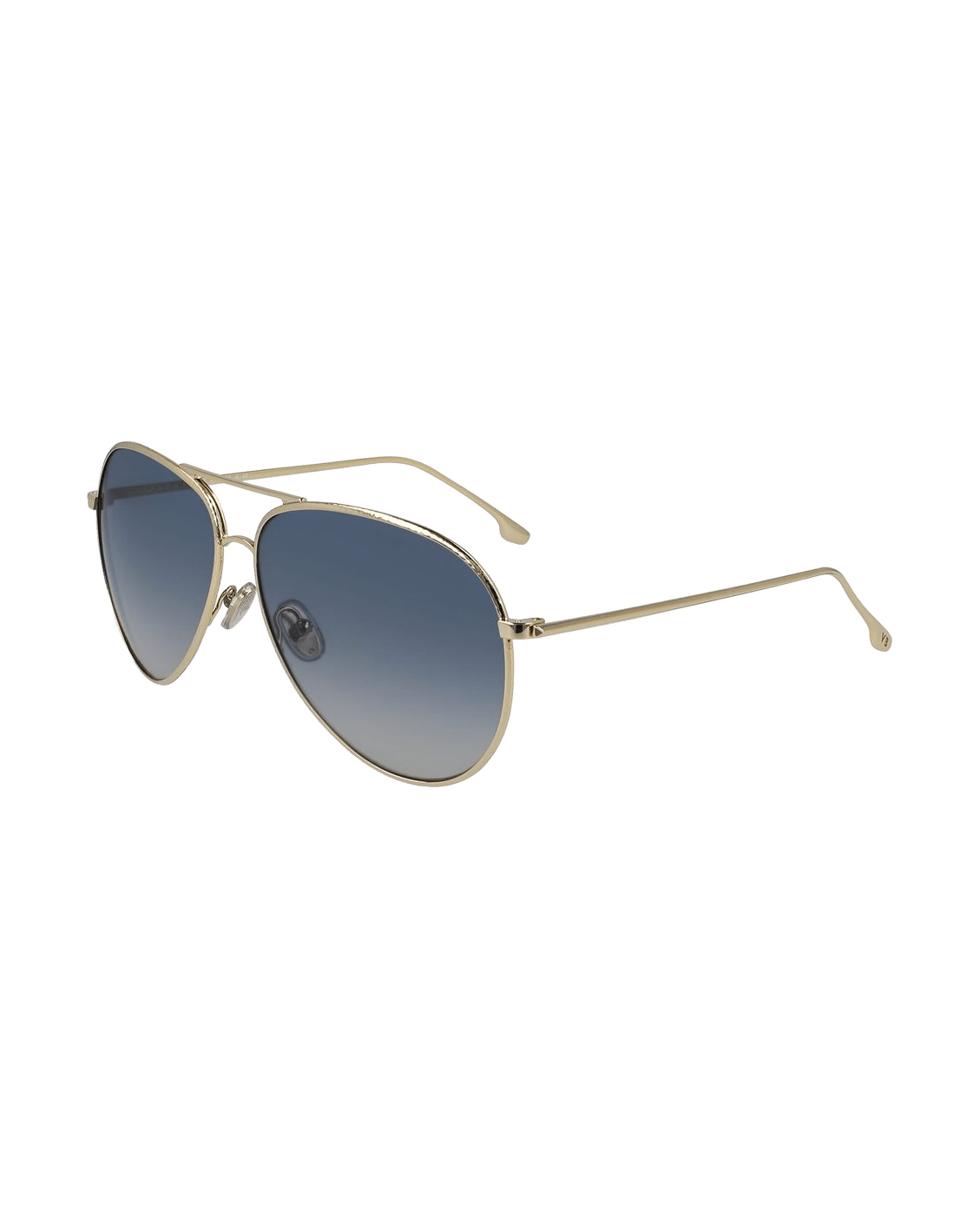 Victoria Beckham Gold Metal Sunglasses Sunglasses