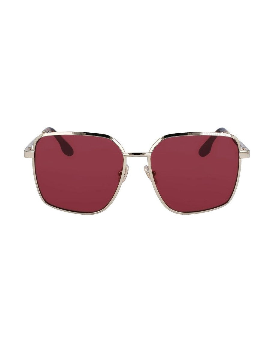 Victoria Beckham Gold Metal Sunglasses Sunglasses