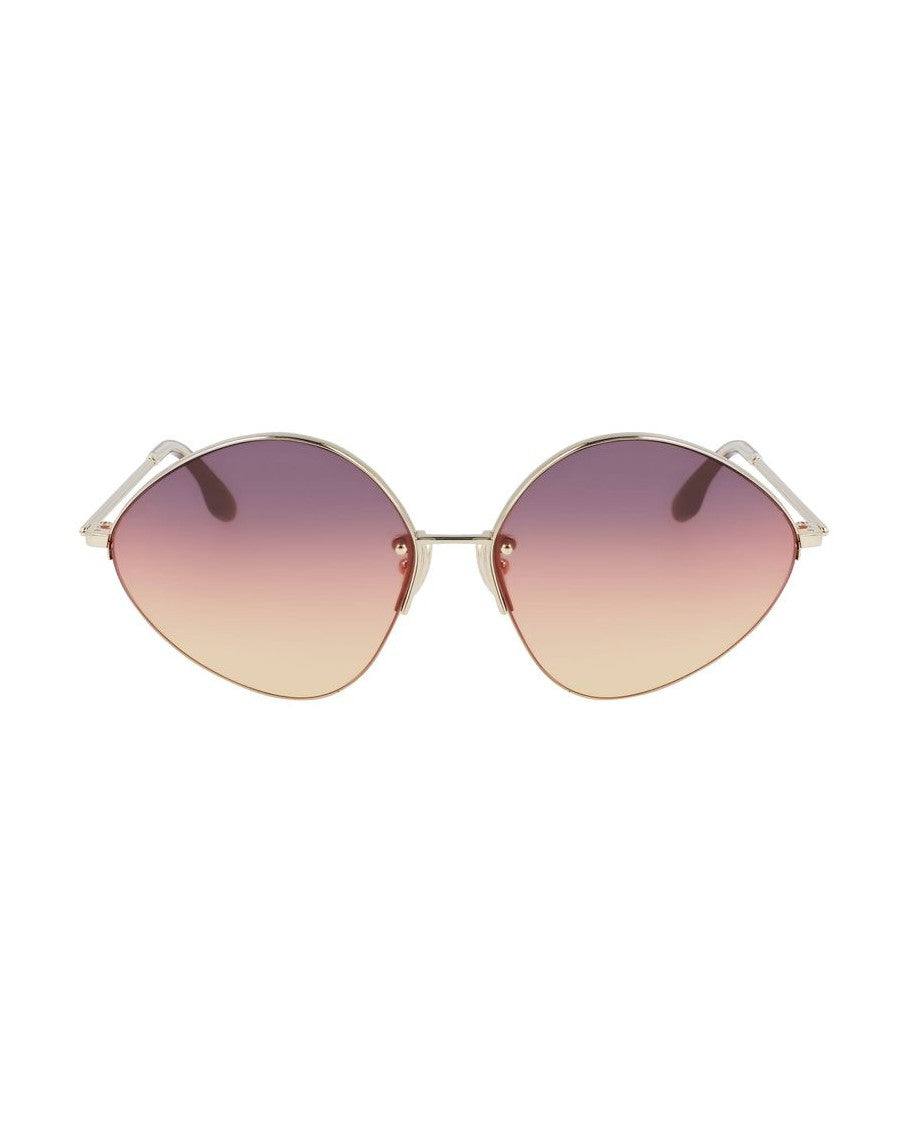 Victoria Beckham Gold Metal Sunglasses Sunglasses