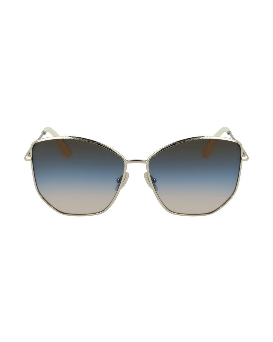 Victoria Beckham Gold Metal Sunglasses Glam Steals