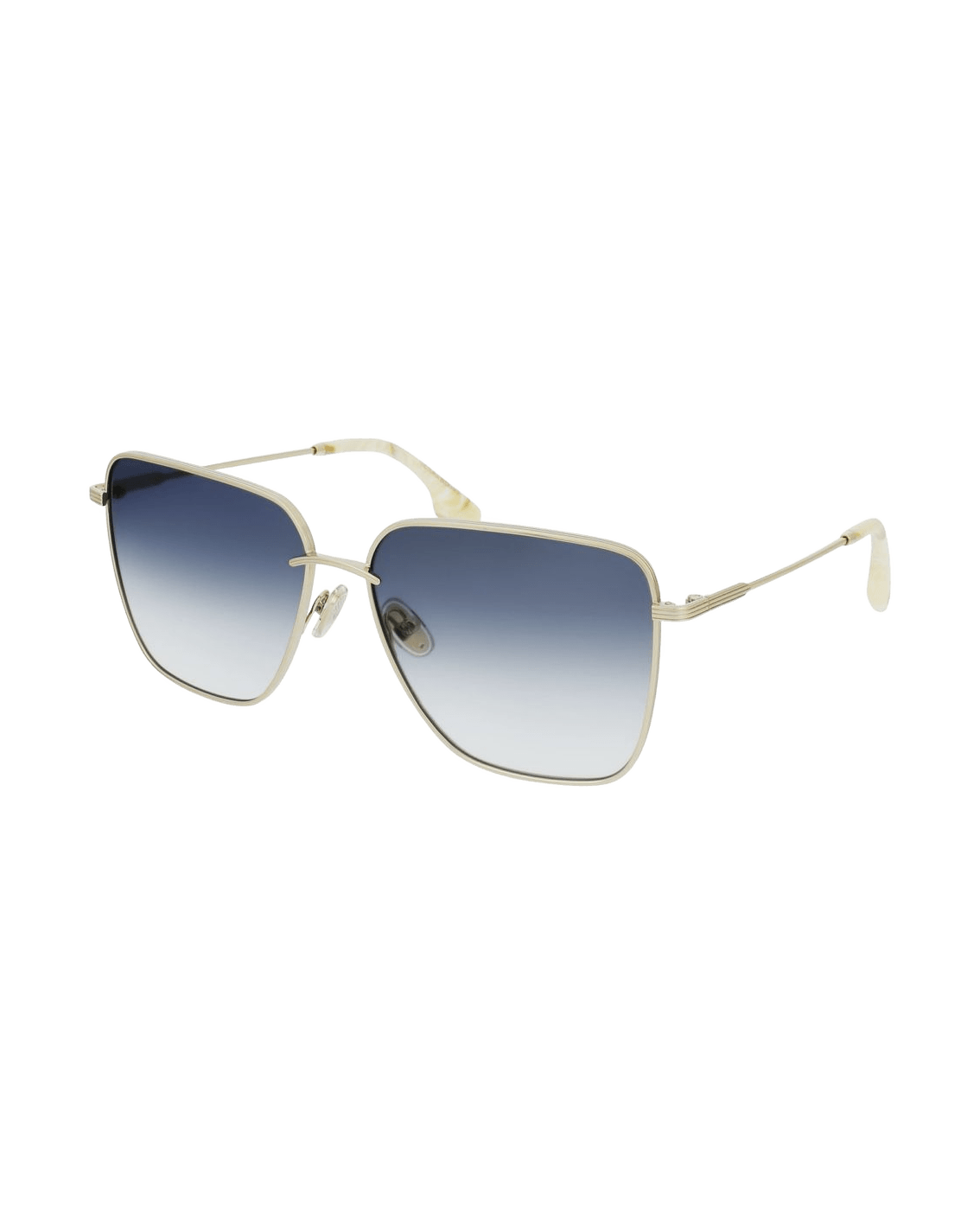 Victoria Beckham Gold Metal Sunglasses Sunglasses