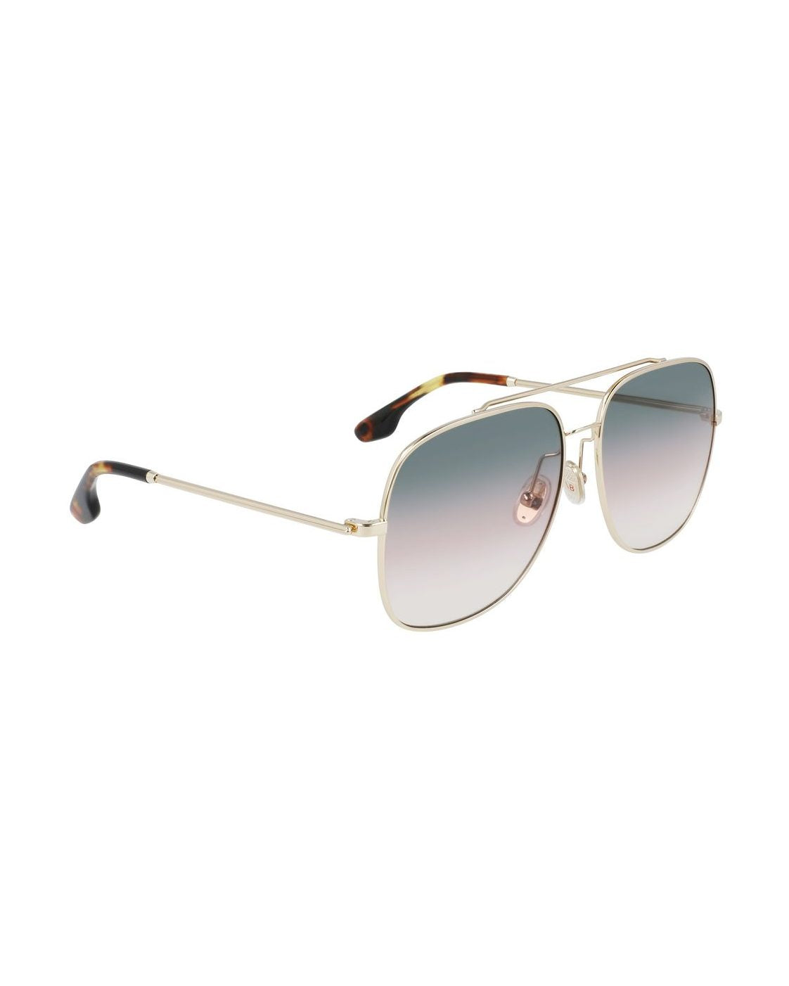 Victoria Beckham Gold Metal Sunglasses Sunglasses