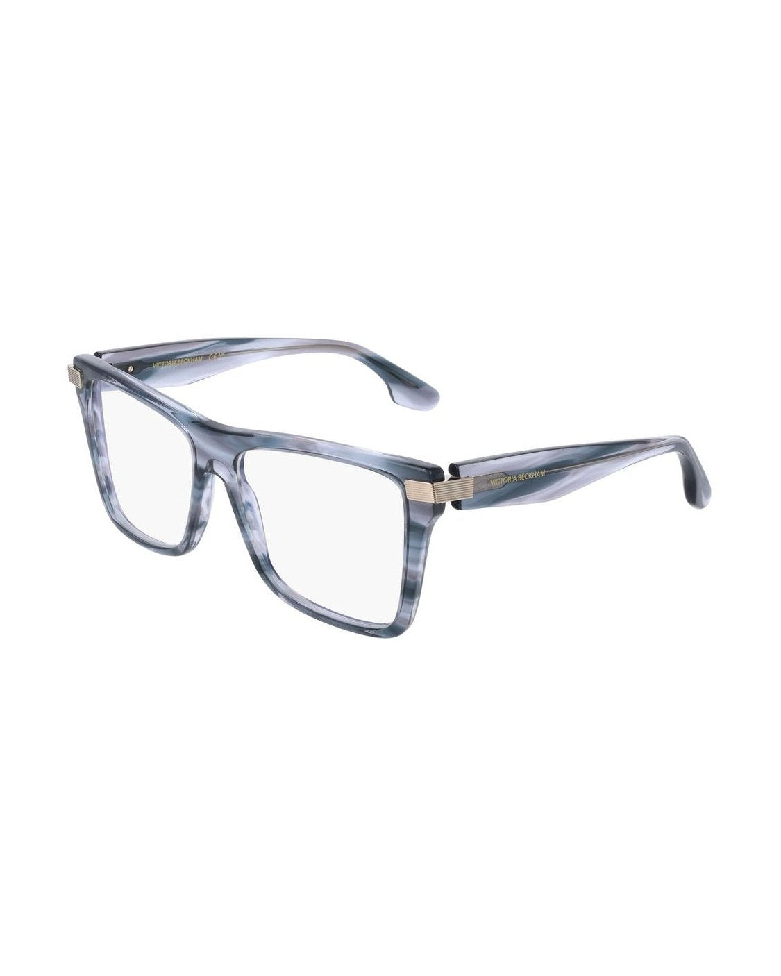 Victoria Beckham Gray Acetate Optical Frame Eyeglasses