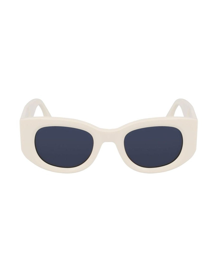 Victoria Beckham Gray Acetate Sunglasses Sunglasses