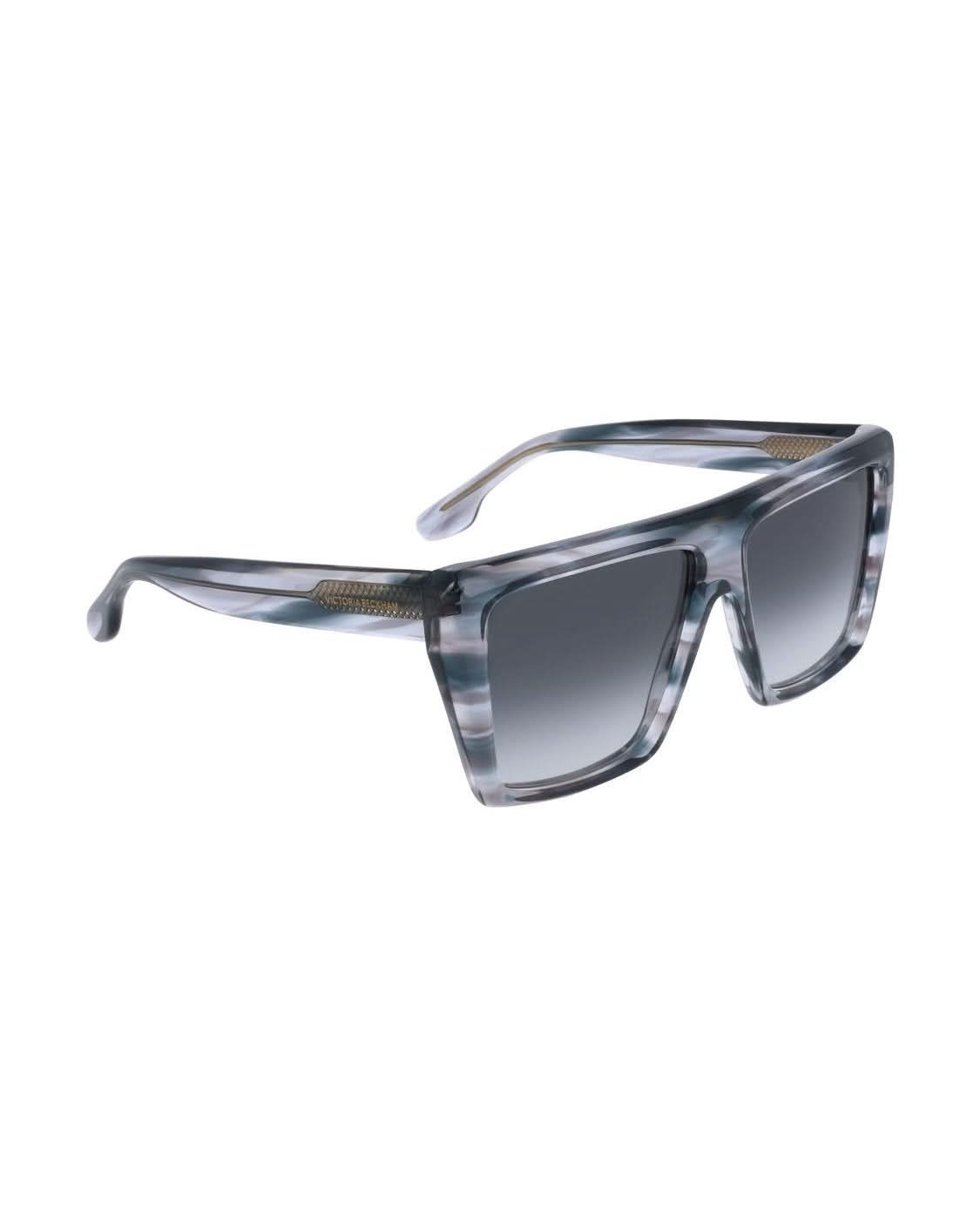 Victoria Beckham Gray Acetate Sunglasses Sunglasses