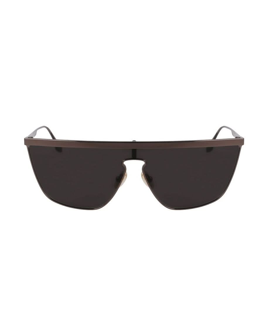Victoria Beckham Gray Metal Sunglasses Sunglasses