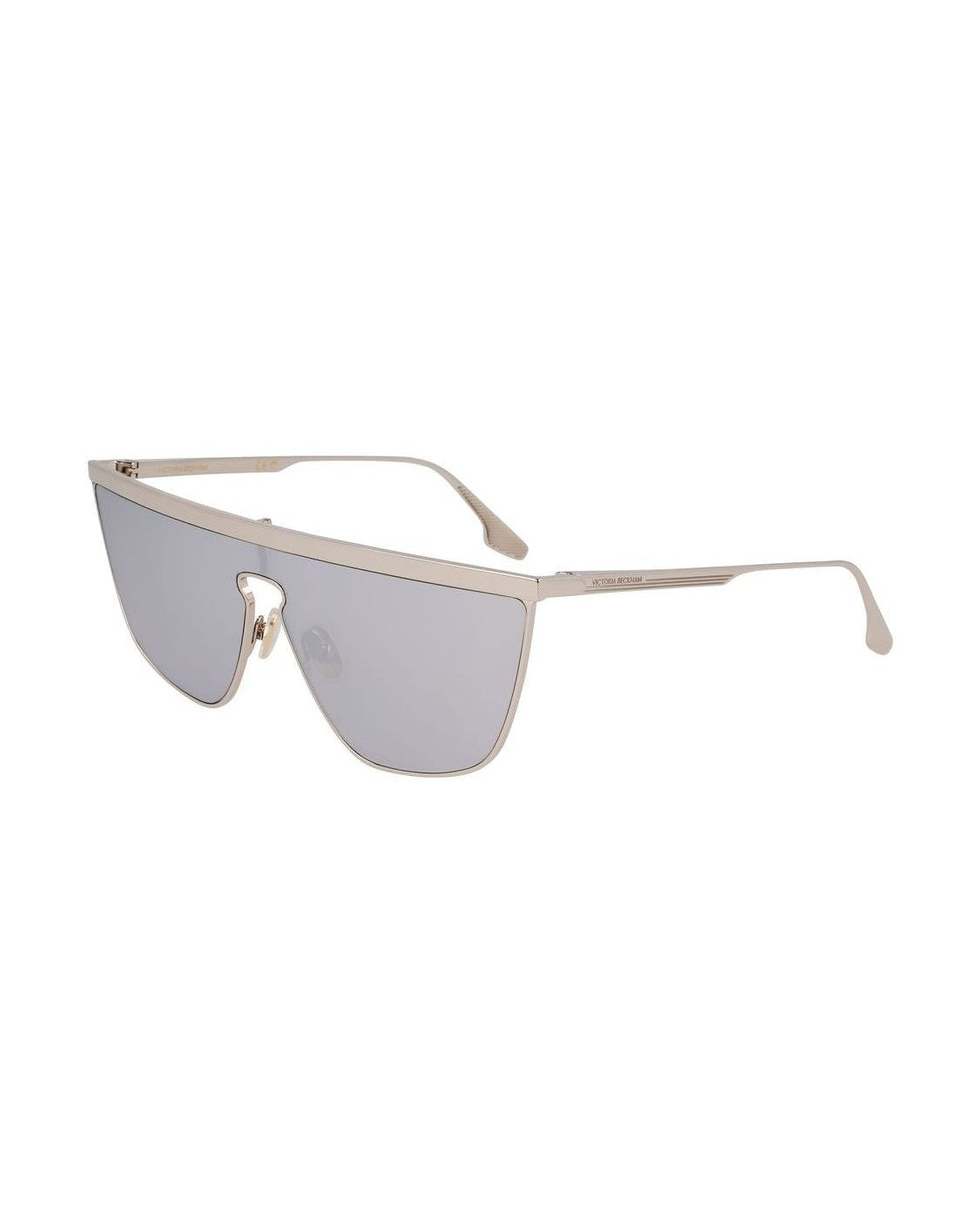 Victoria Beckham Gray Metal Sunglasses Sunglasses