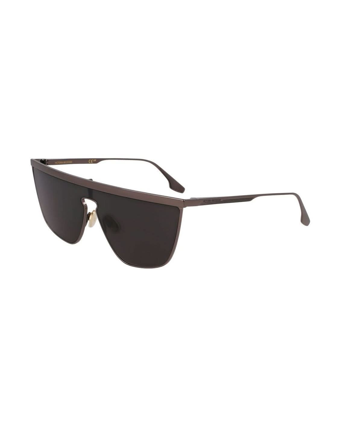 Victoria Beckham Gray Metal Sunglasses Sunglasses