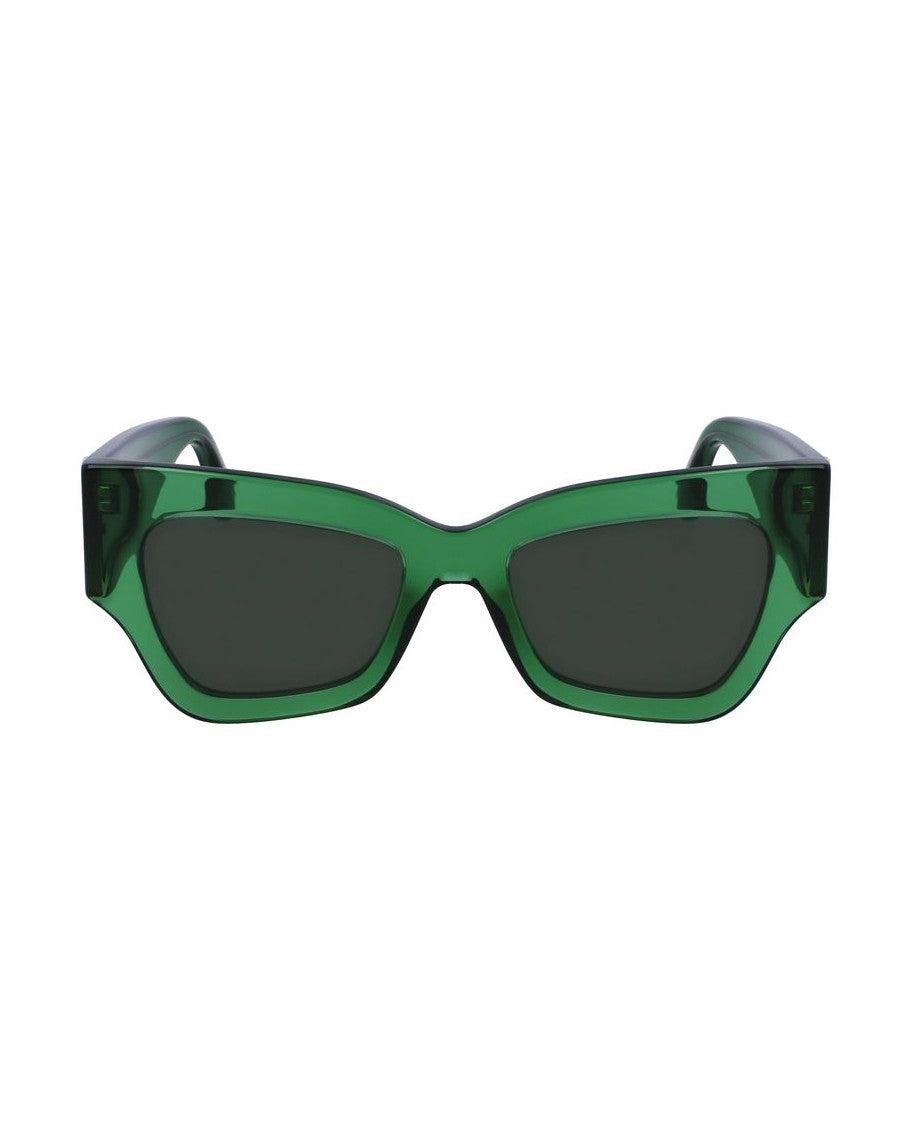 Victoria Beckham Green Acetate Sunglasses Glam Steals