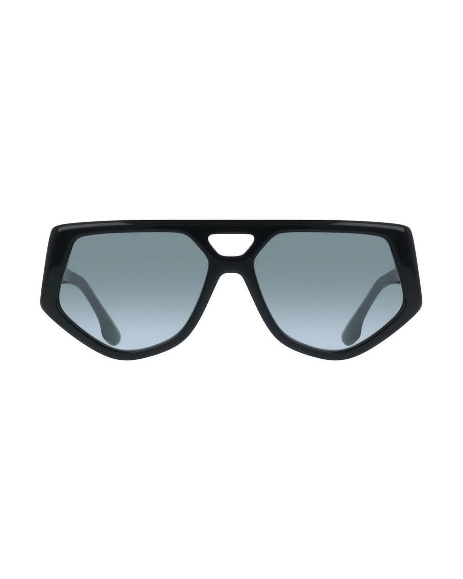 Victoria Beckham Green Acetate Sunglasses Sunglasses