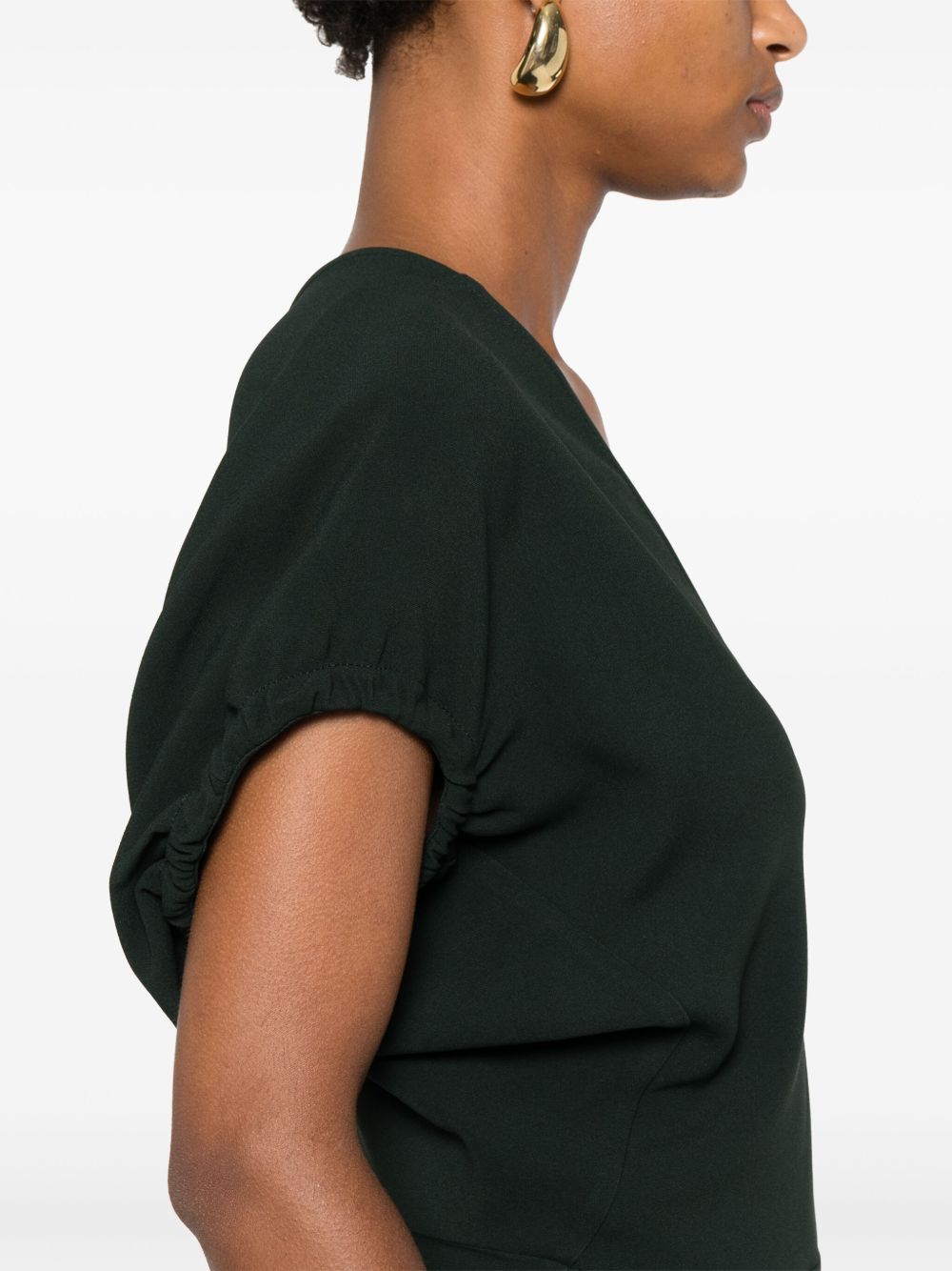 Victoria Beckham Green Dress Glam Steals