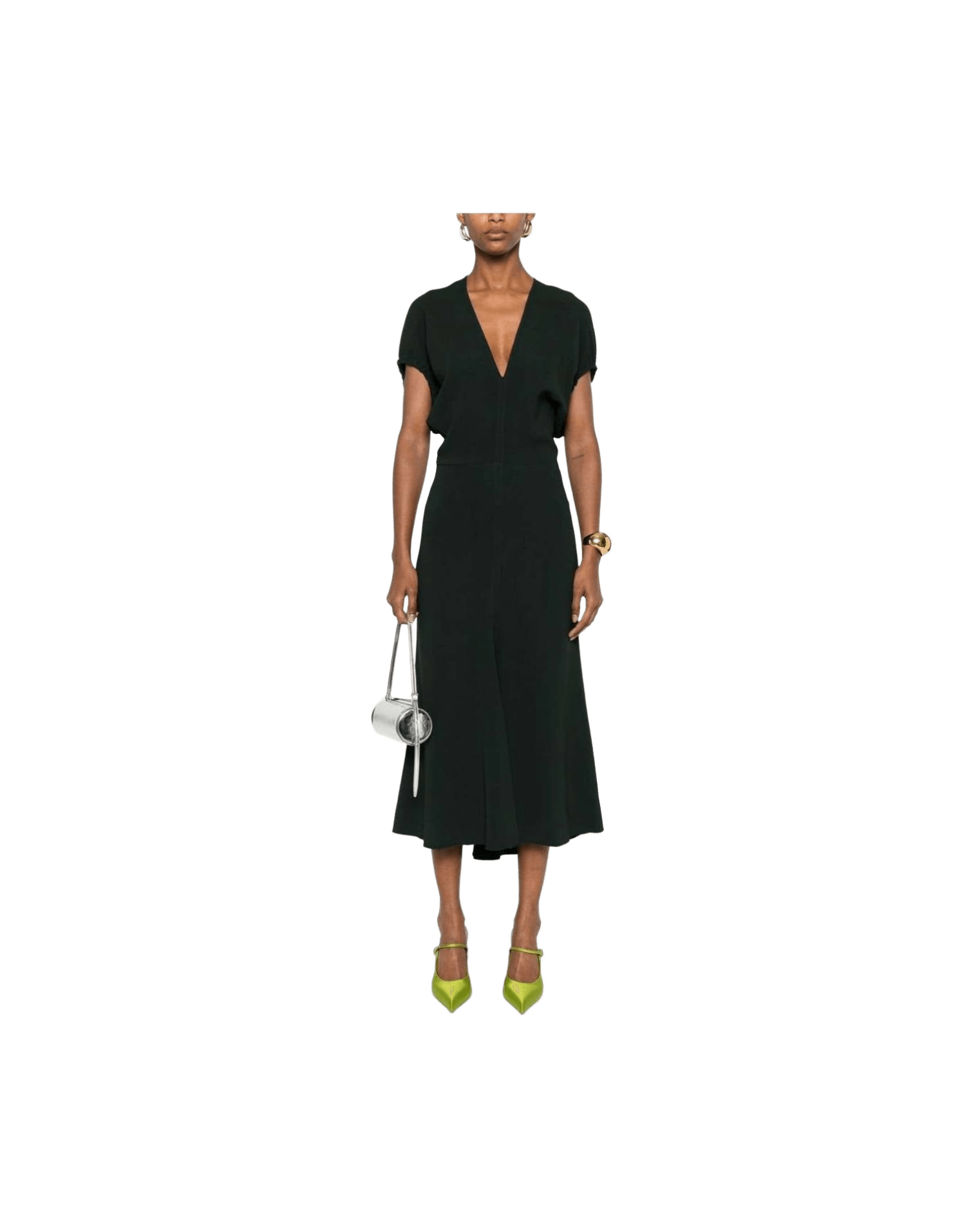 Victoria Beckham Green Dress Glam Steals