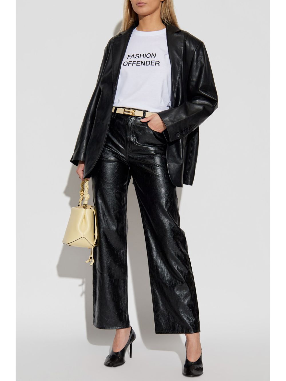 Victoria Beckham White T-shirt Glam Steals