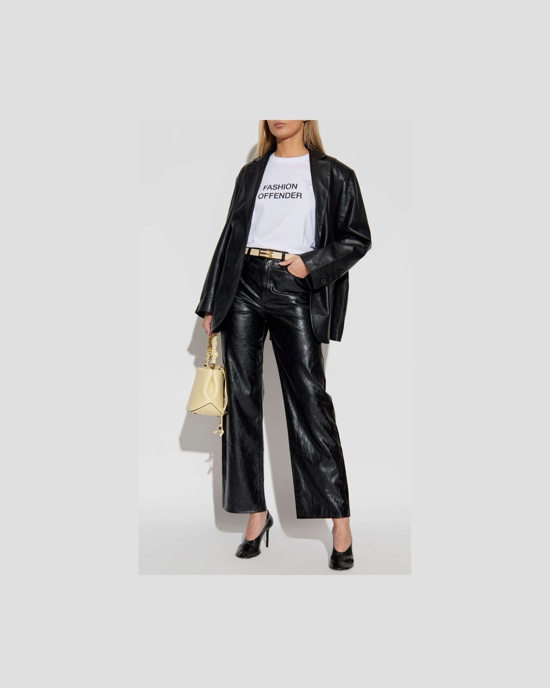 Victoria Beckham White T-shirt Glam Steals