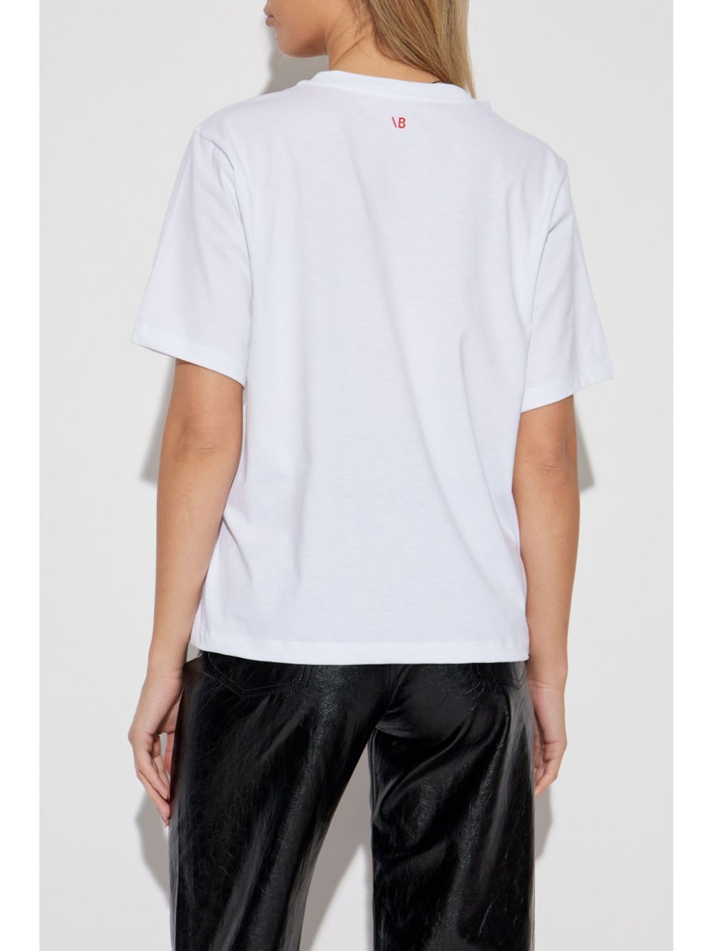 Victoria Beckham White T-shirt Glam Steals