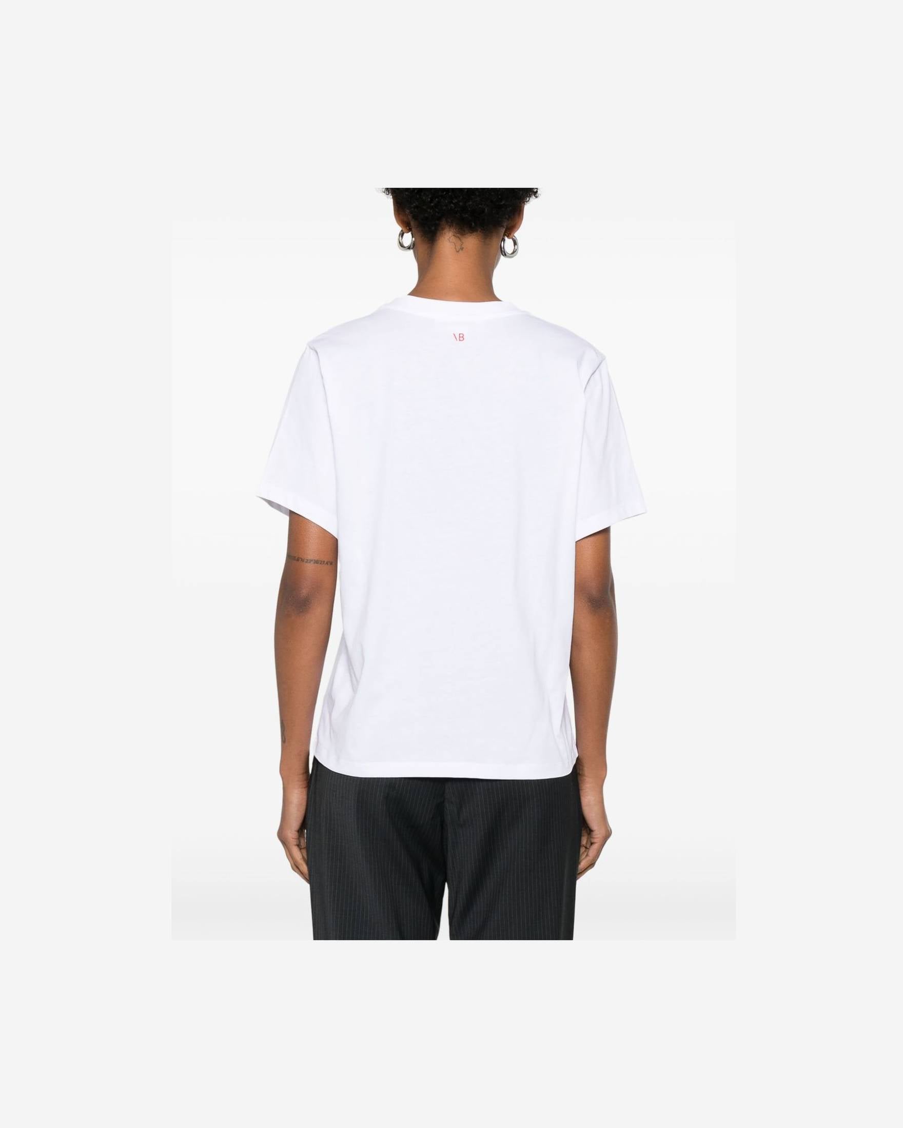 Victoria Beckham White T-shirt and Polo Glam Steals